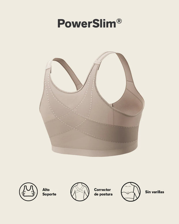 Brasier corrector de postura con compresión de volumen del busto Multi/Functional