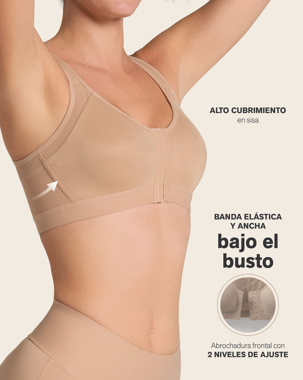 Brasier corrector de postura con compresión de volumen del busto Multi/Functional