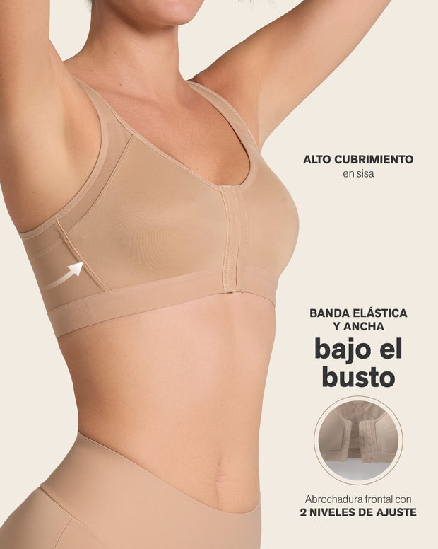 Brasier corrector de postura con compresión de volumen del busto Multi/Functional