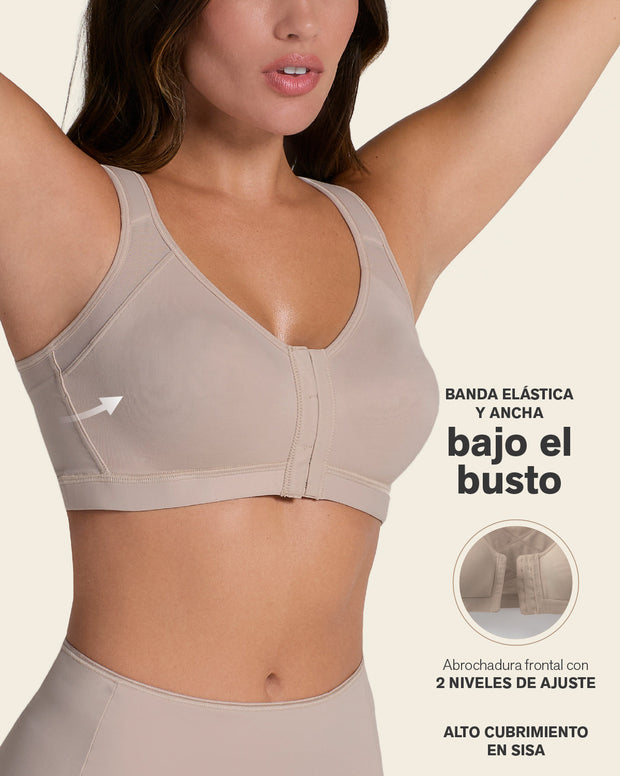 Brasier corrector de postura con compresión de volumen del busto Multi/Functional