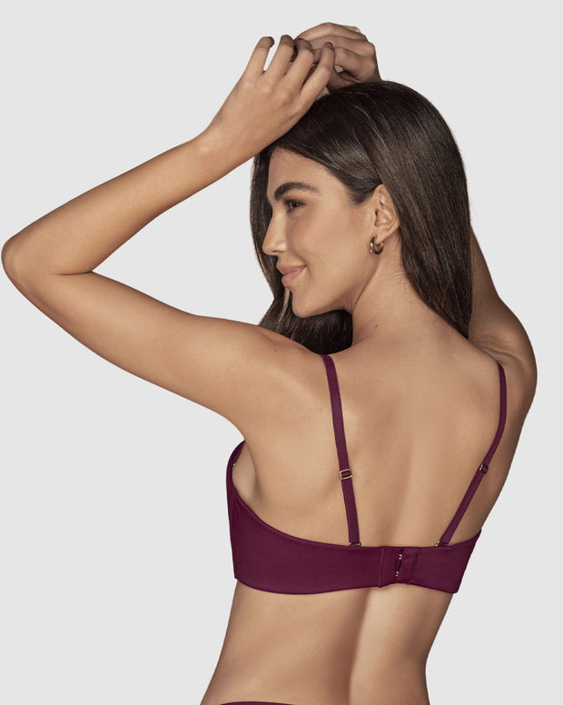 Brasier strapless antigravedad de realce alto sin varilla