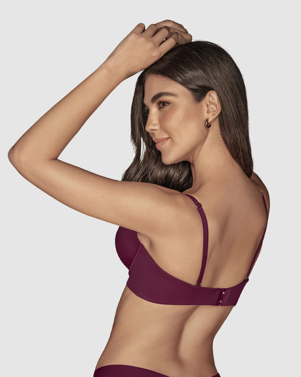 Brasier strapless de doble realce