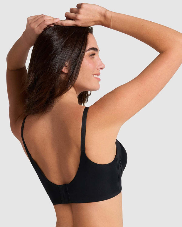Brasier de cubrimiento alto en sisa y espalda Cover Bra
