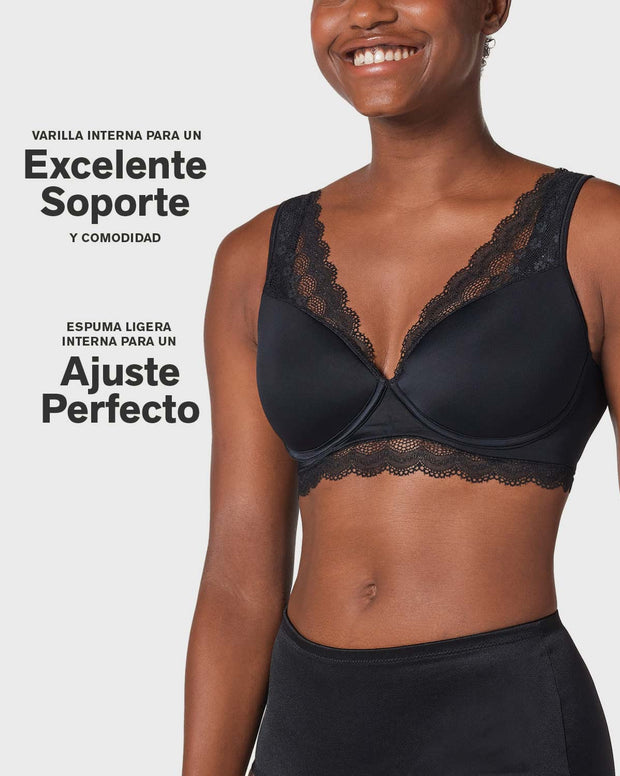 Brasier de gran cubrimiento Deep Coverage Bra