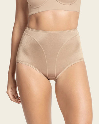 Panty clásico en algodón de compresión suave#color_802-cafe-claro
