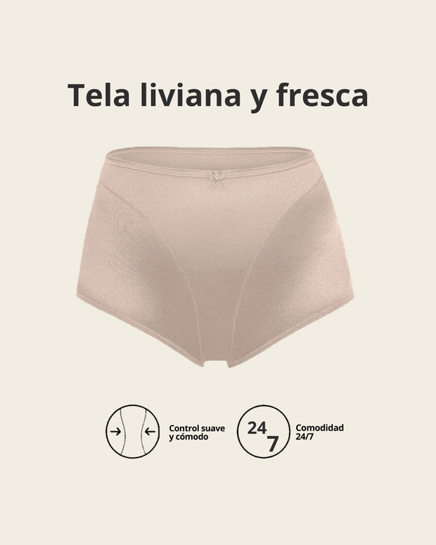 Panty clásico en algodón de compresión suave