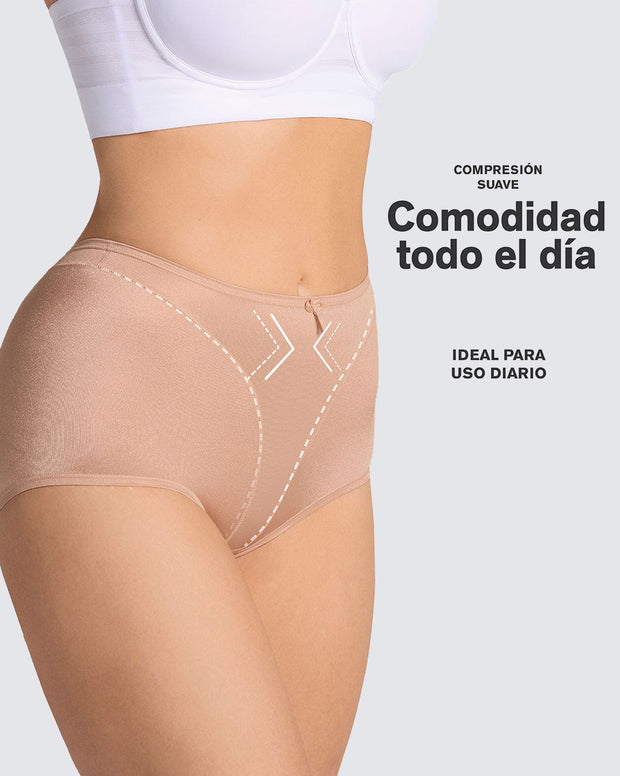 Panty clásico tiro alto de control de abdomen