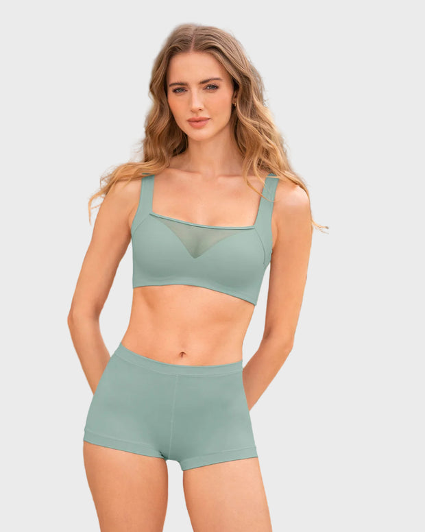 Panty tipo bóxer de ajuste perfecto