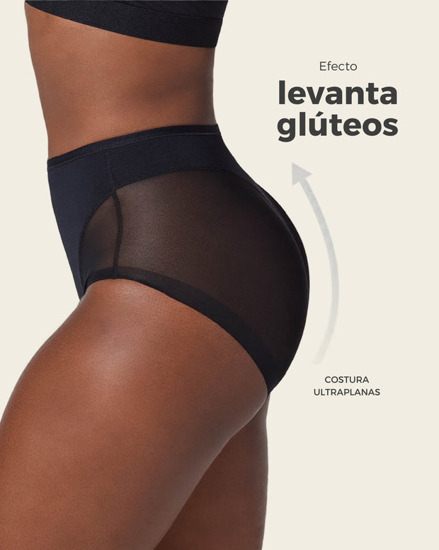 Paquete x 3 panties clásicos invisibles con tul