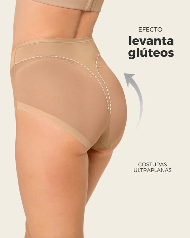 Paquete x 2 panty clásico invisible con tul