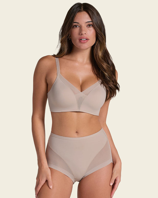 Panty clásico invisible con tul