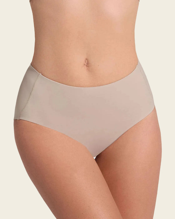 Panty de compresión fuerte con termofusionado#color_802-cafe-claro