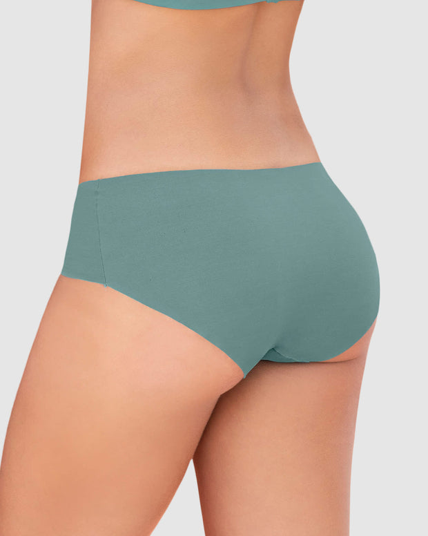 Panty hípster invisible ultraplano sin elásticos y de pocas costuras