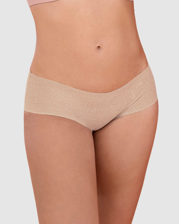 Panty hípster invisible ultraplano sin elásticos y de pocas costuras