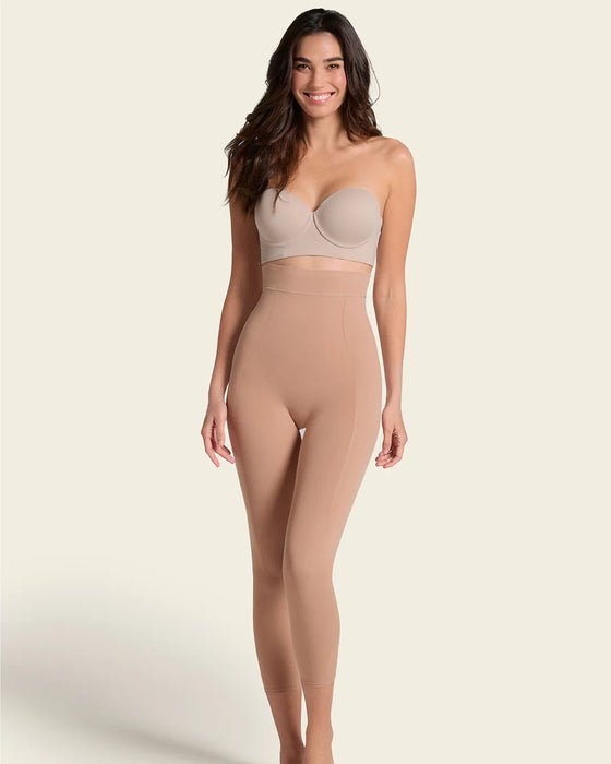 Panty faja invisible de tiro alto levanta cola#color_852-cafe-medio
