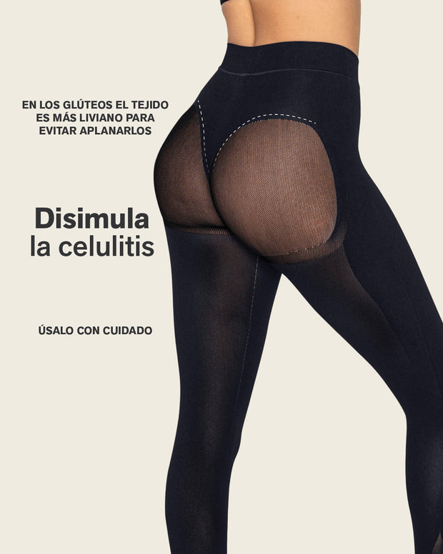 Faja pantalón capri invisible levanta cola