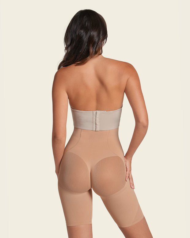 Body faja media pierna invisible levanta cola