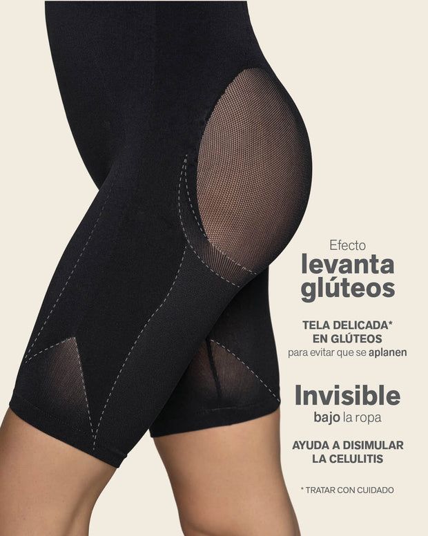 Body faja media pierna invisible levanta cola