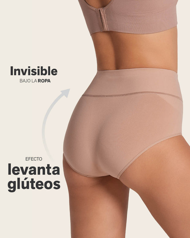 Panty faja de compresión moderada tiro alto en SkinFuse®