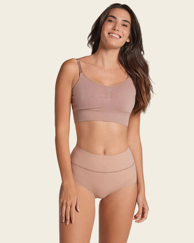 Panty faja de compresión moderada tiro alto en SkinFuse®