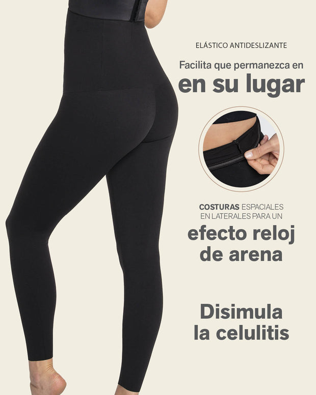 Legging de tiro alto de compresión en abdomen y piernas