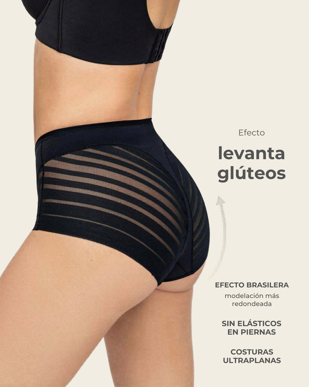 Paquete x 3 panties faja clásicos con control moderado de abdomen