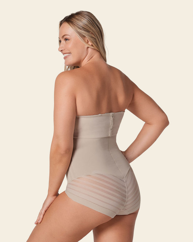 Panty faja busto libre de compresión de abdomen invisible en piernas