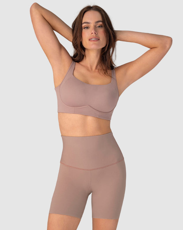 Short de control de abdomen y cintura que disimula la celulitis
