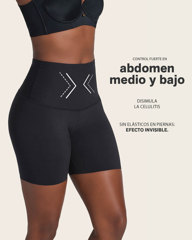 Short de compresión de abdomen y cintura que disimula la celulitis