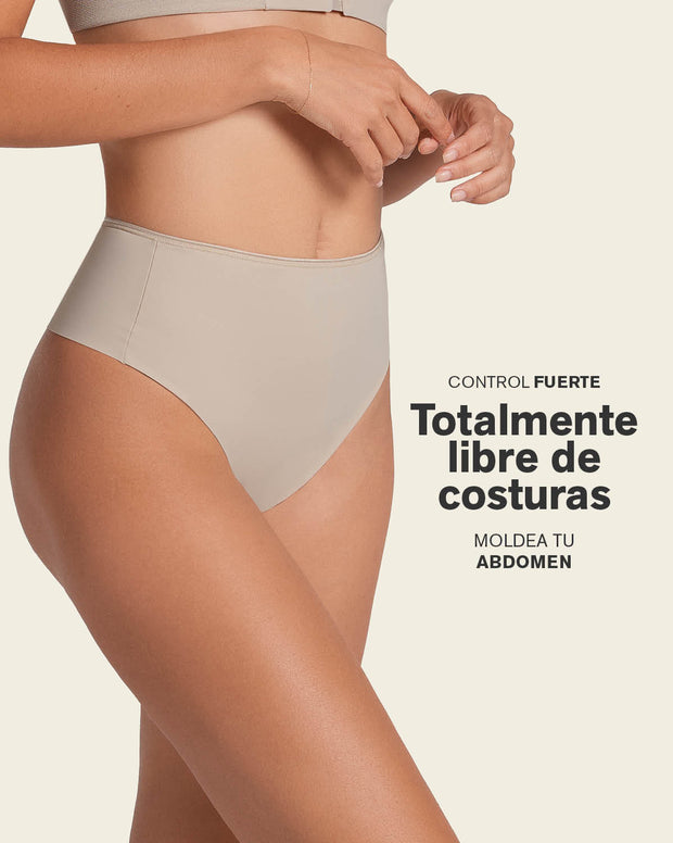 Panty faja brasilera de compresión fuerte tiro alto