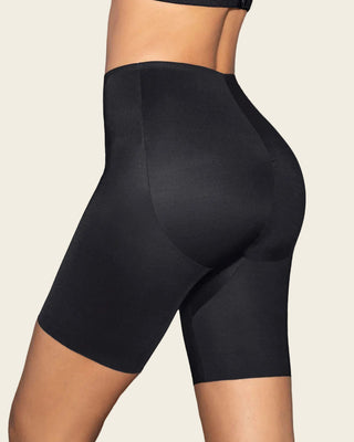 Panty short invisible de compresión de abdomen efecto levanta cola#color_700-negro
