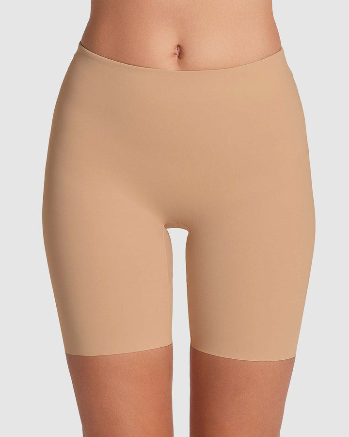 Panty short invisible de compresión de abdomen efecto levanta cola