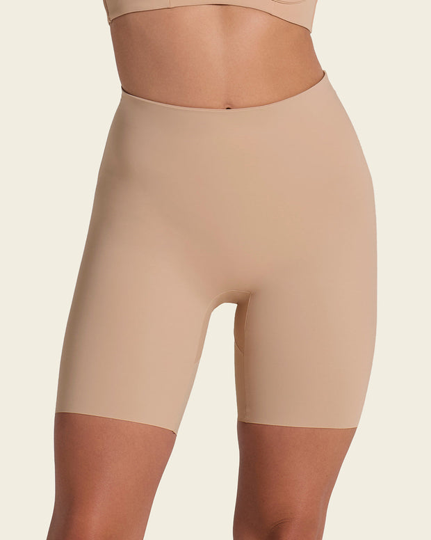Panty short invisible de compresión de abdomen efecto levanta cola