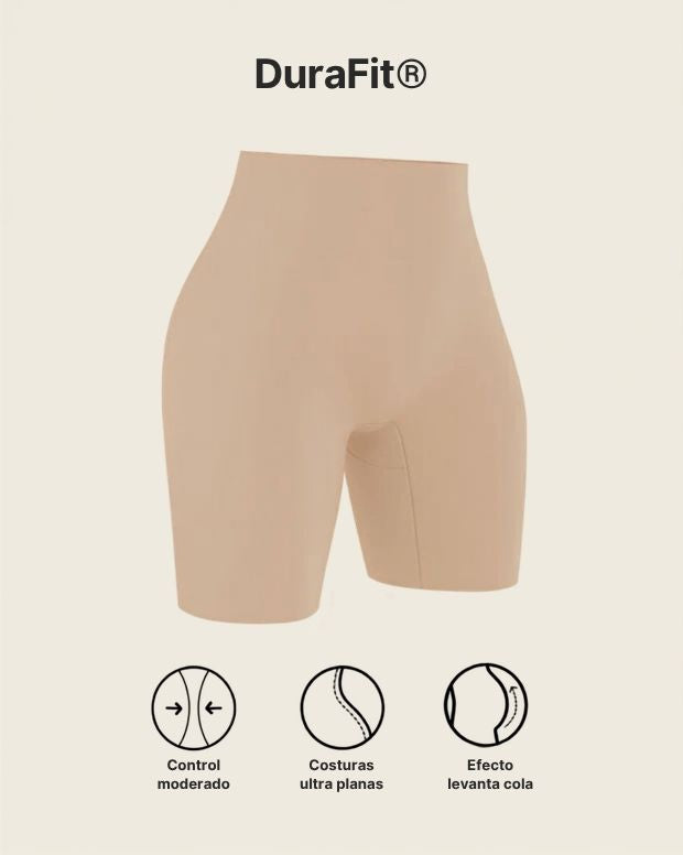Panty short invisible de control moderado con realce de glúteos