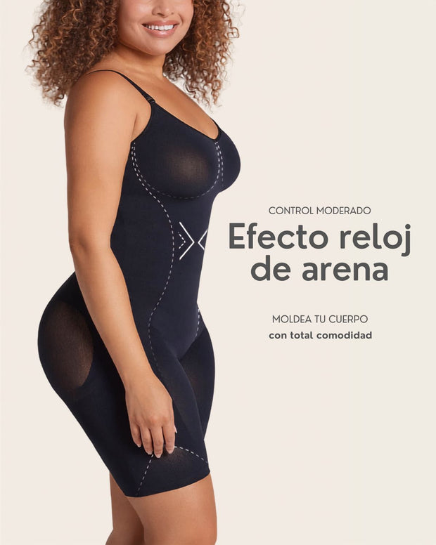 Faja body invisible de compresión efecto levanta cola