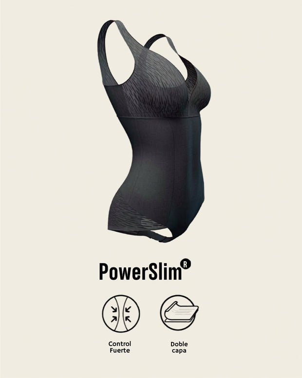 Faja tipo body con bralette incorporado con compresión de abdomen