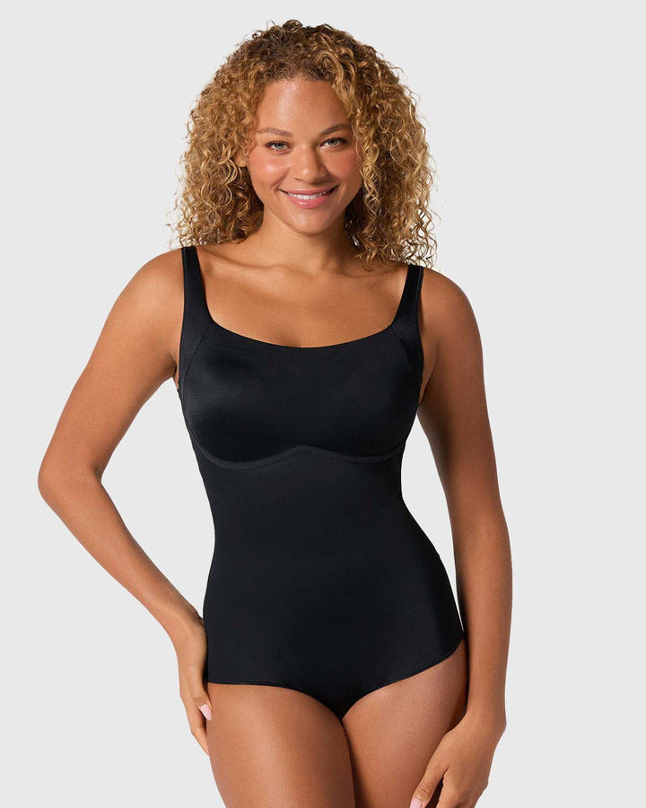 Body de compresión de abdomen con bra incorporado