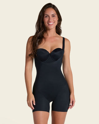 Body busto libre de compresión fuerte efecto levanta glúteos#color_700-negro