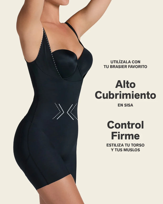 Body busto libre de compresión fuerte efecto levanta glúteos