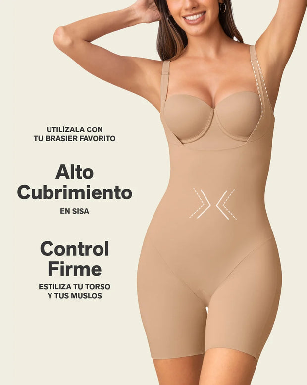 Body busto libre de compresión fuerte efecto levanta glúteos