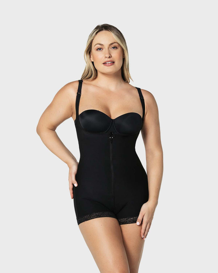 Faja estilo body de compresión fuerte levanta cola