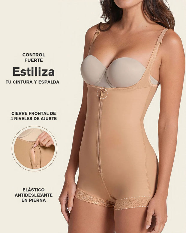 Faja estilo body de compresión fuerte levanta cola