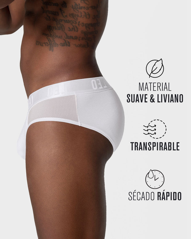 Bóxer brief de alta transpiración en microfibra ideal para uso diario