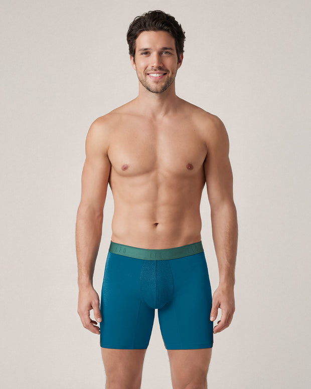 Bóxer deportivo con bolsillo lateral en microfibra