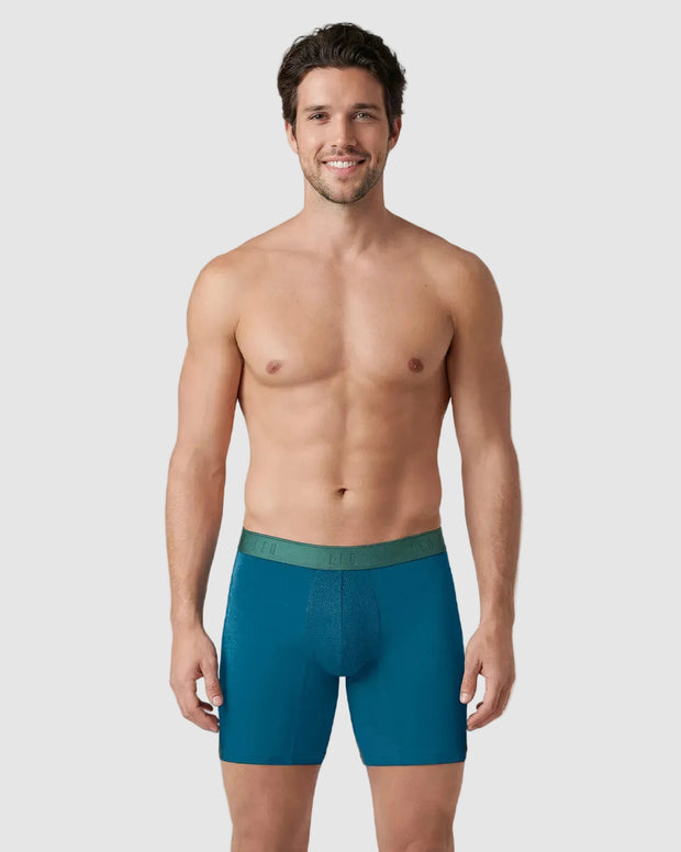Bóxer deportivo con bolsillo lateral en microfibra