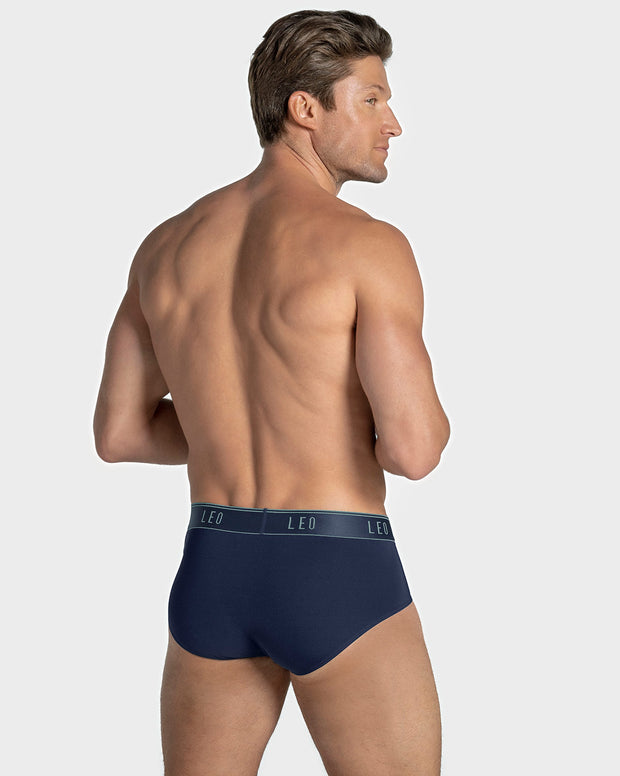 Bóxer brief tipo calzoncillo en microfibra con diseño frontal ergonómico