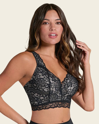 Brasier en encaje ideal para busto pesado Sexy Support#color_700-negro