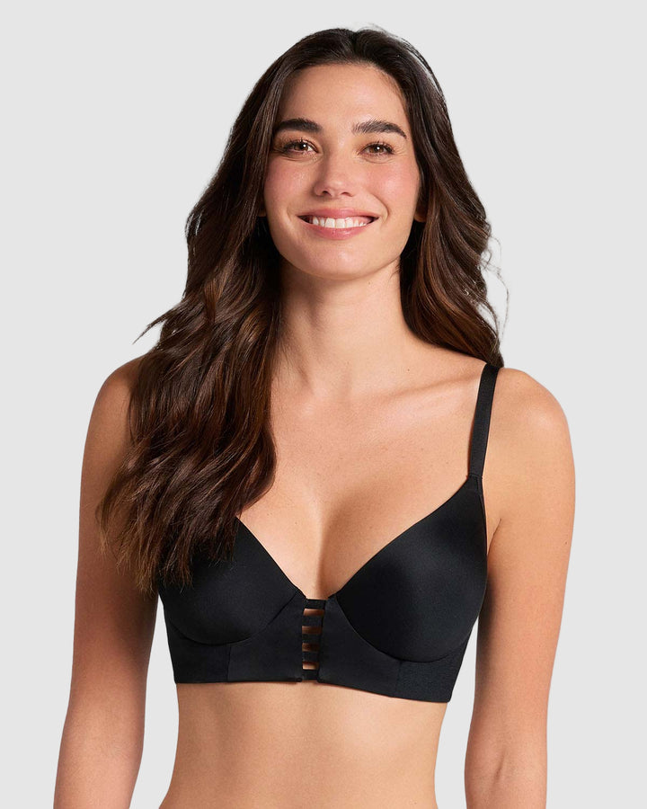 Brasier triangular de realce alto y buen cubrimiento Memory Bustier