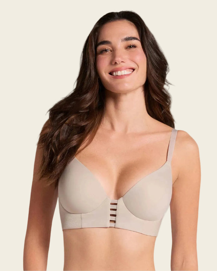 Brasier triangular de realce alto y buen cubrimiento Memory Bustier