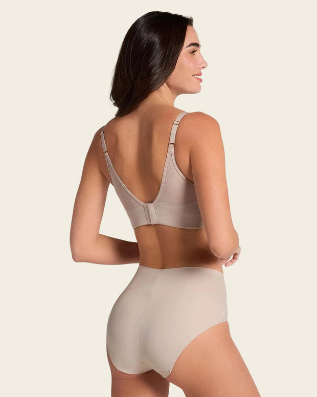 Brasier triangular de realce alto y buen cubrimiento Memory Bustier